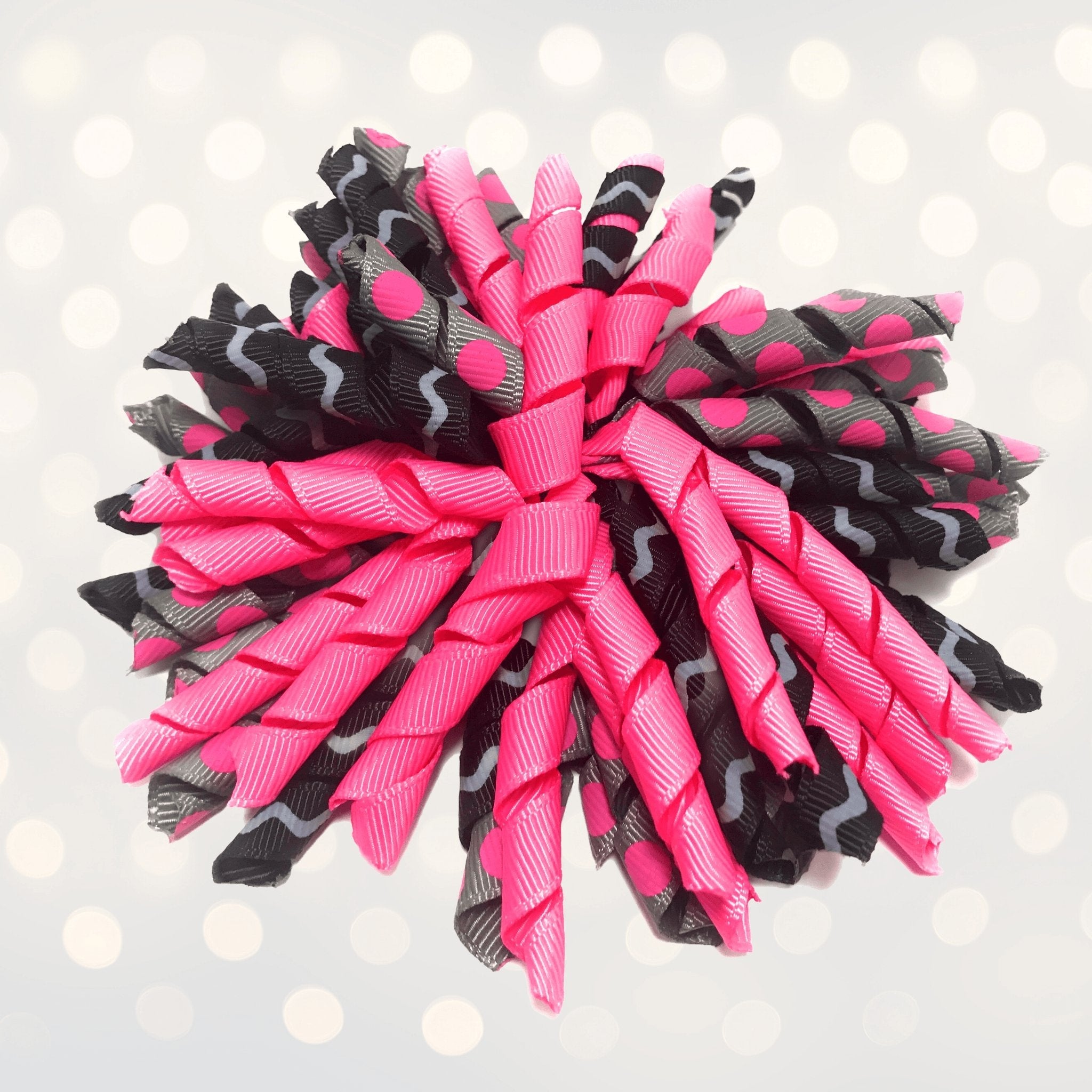 Korker Curly Corkscrew Hair Bow