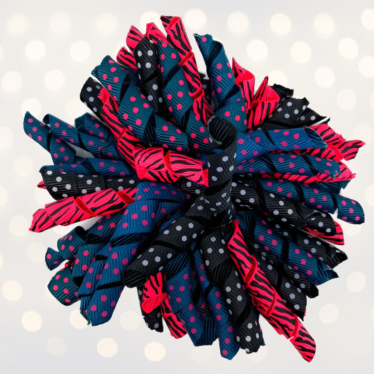 Korker Curly Corkscrew Hair Bow