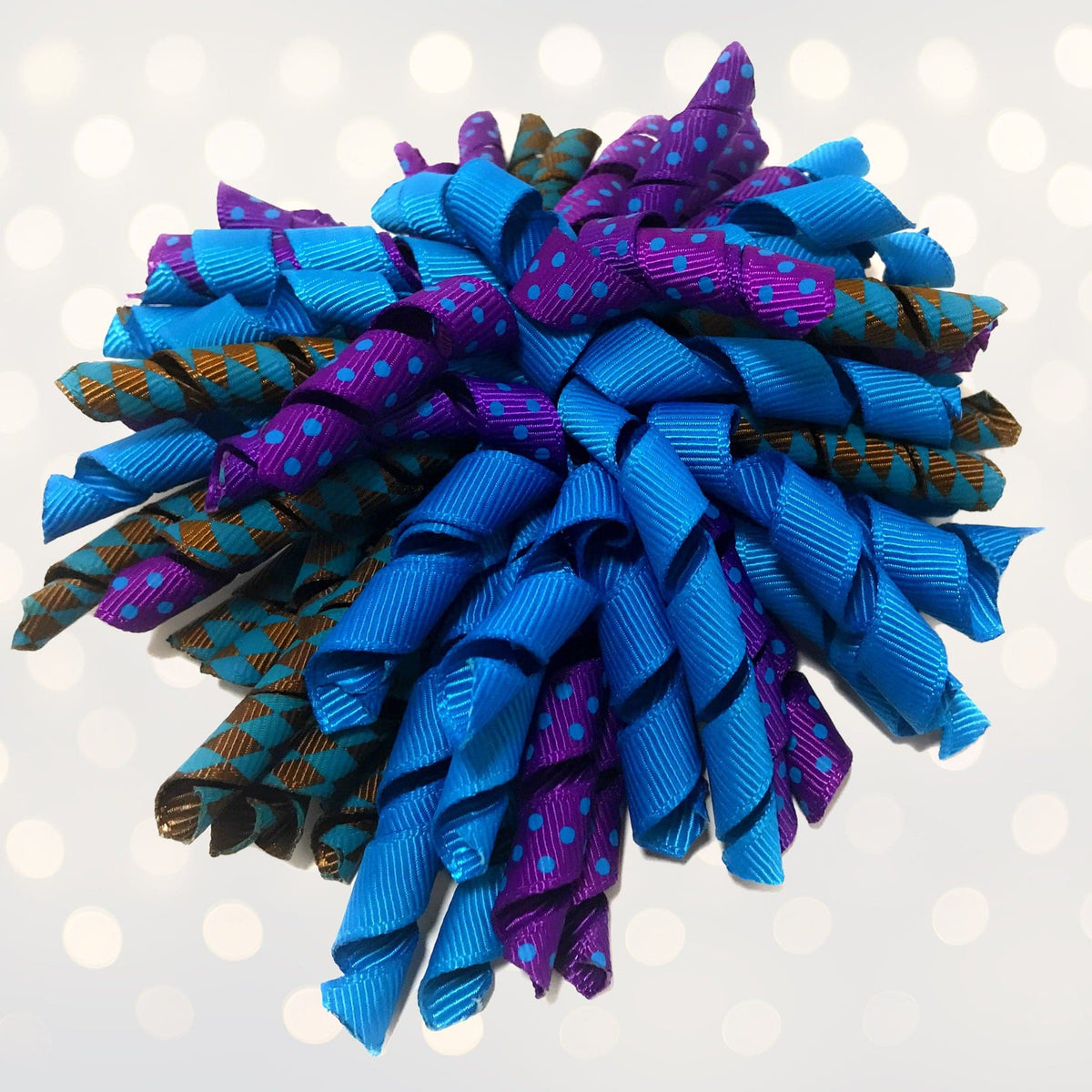 Korker Curly Corkscrew Hair Bow