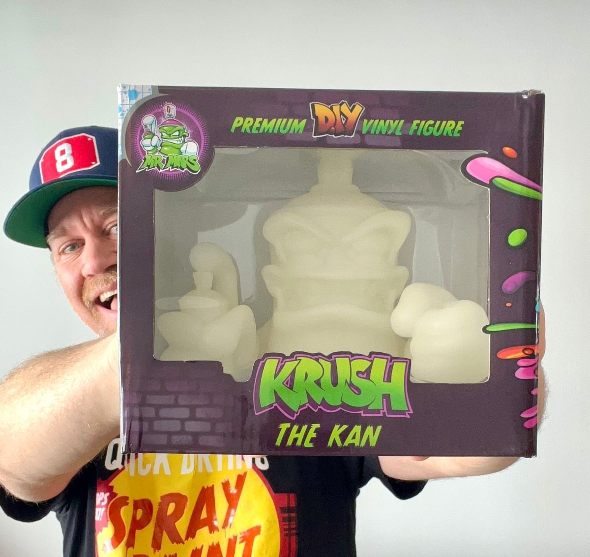 Krush The Kan 5 Inch Diy Glow In The Dark Vinyl Figure