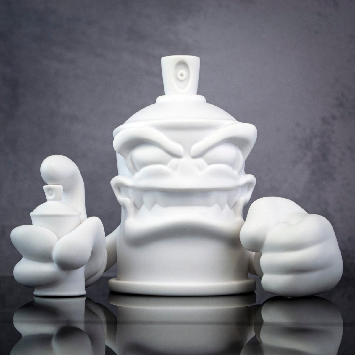 Krush The Kan 5 Inch Diy White Vinyl Figure