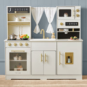 ® Play Kitchen With Running Water - Iconic Aqua Kitchen In Cream