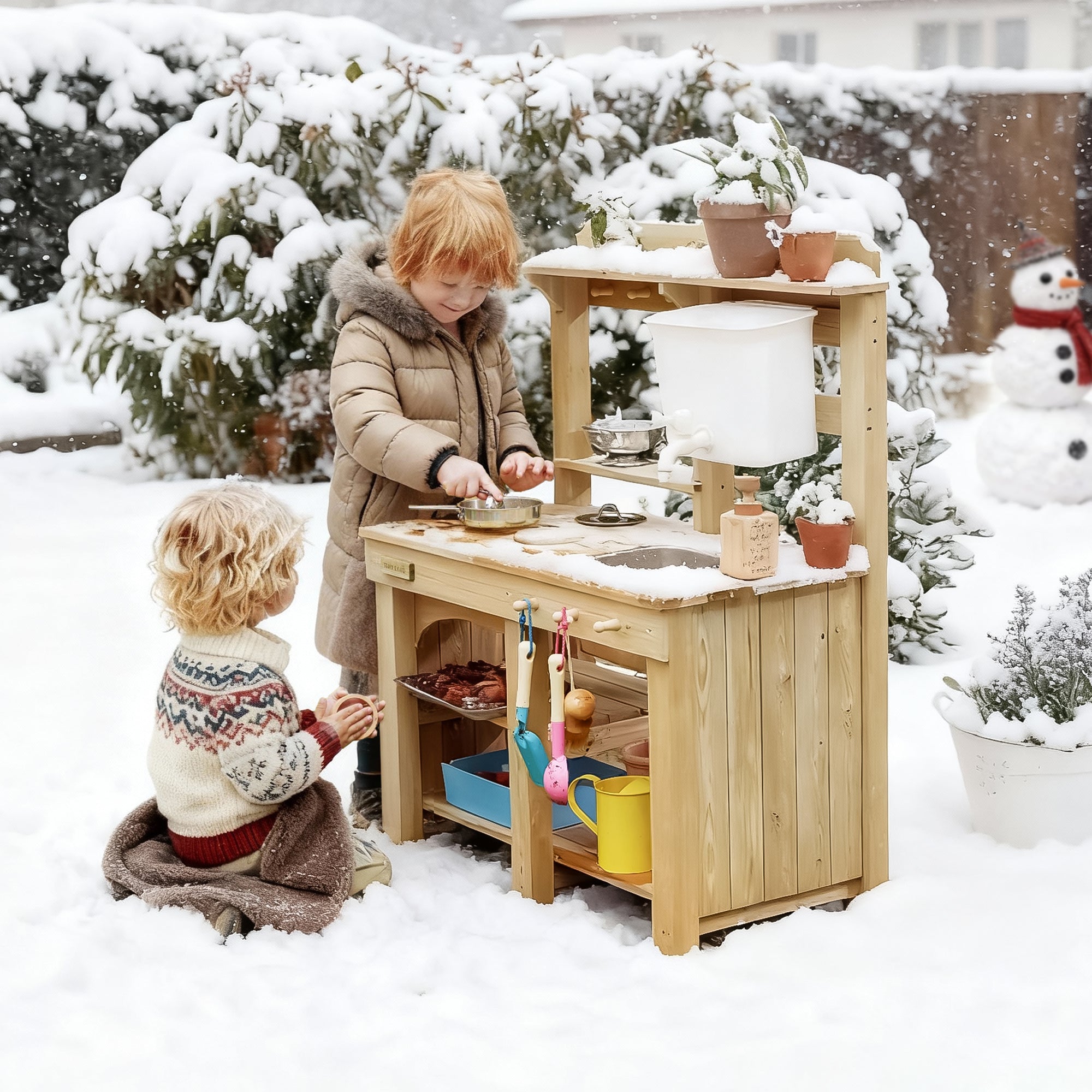 ® Mud Kitchen - Duoplay Outdoor Play Kitchen For Kids
