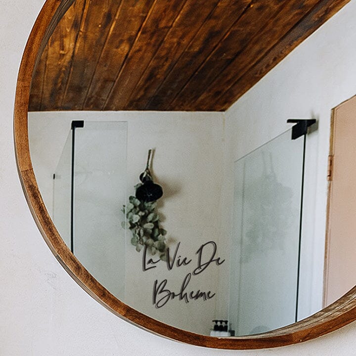 La Vie De Boheme Mirror Decal