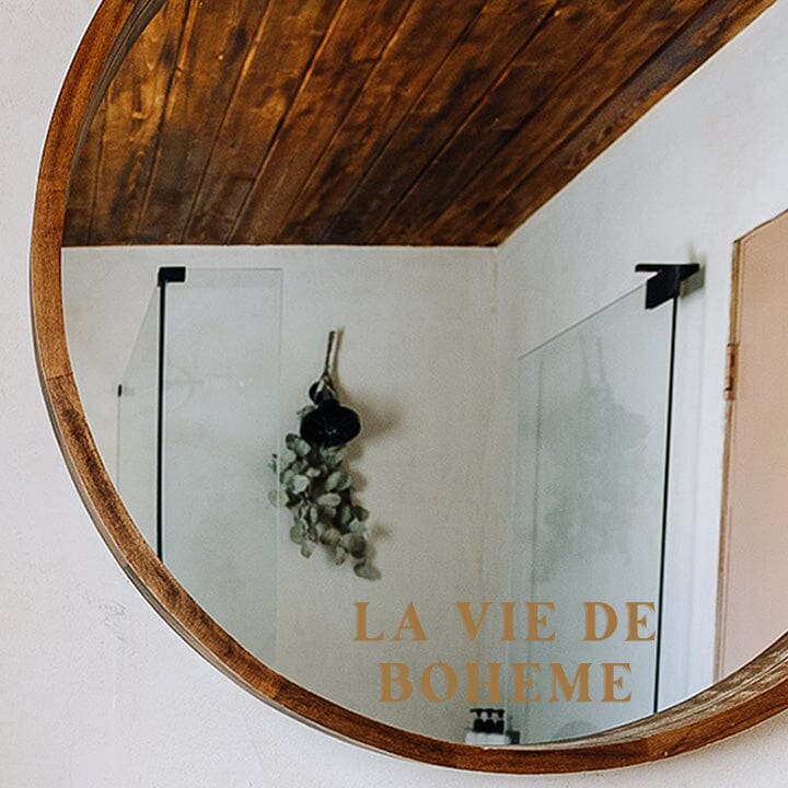 La Vie De Boheme Mirror Decal