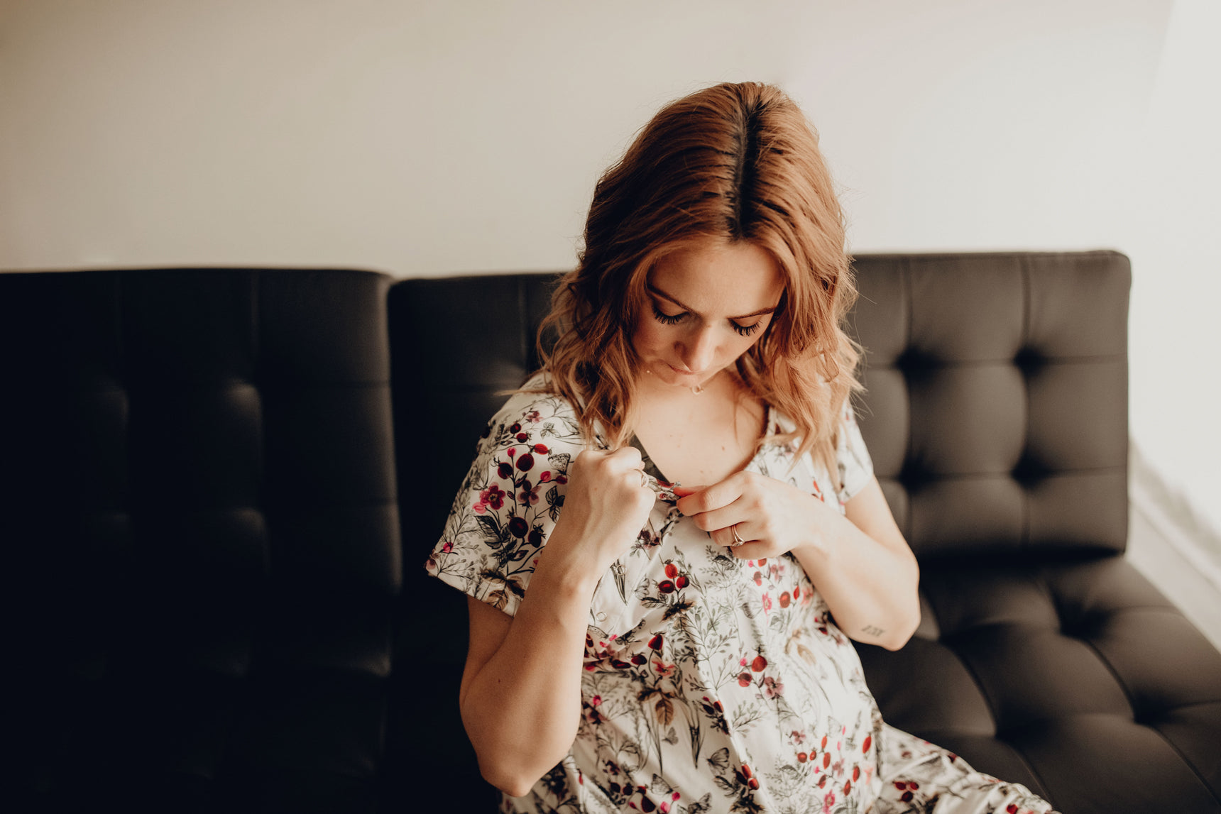 Floral Mommy Labor And Delivery Nursing Hospital Gown