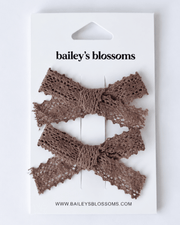 Lace Piggie Sets - Cedar
