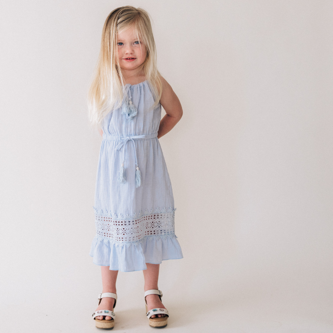 Lace Cutout Mommy & Me Dress - Child