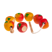 Wooden Apples Lacing Toy