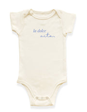 La Dolce Vita Organic Cotton Baby Bodysuit