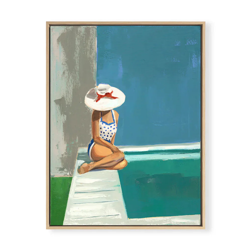 Lady In Waiting Art Print By Jenny Westenhofer - 11 X 14