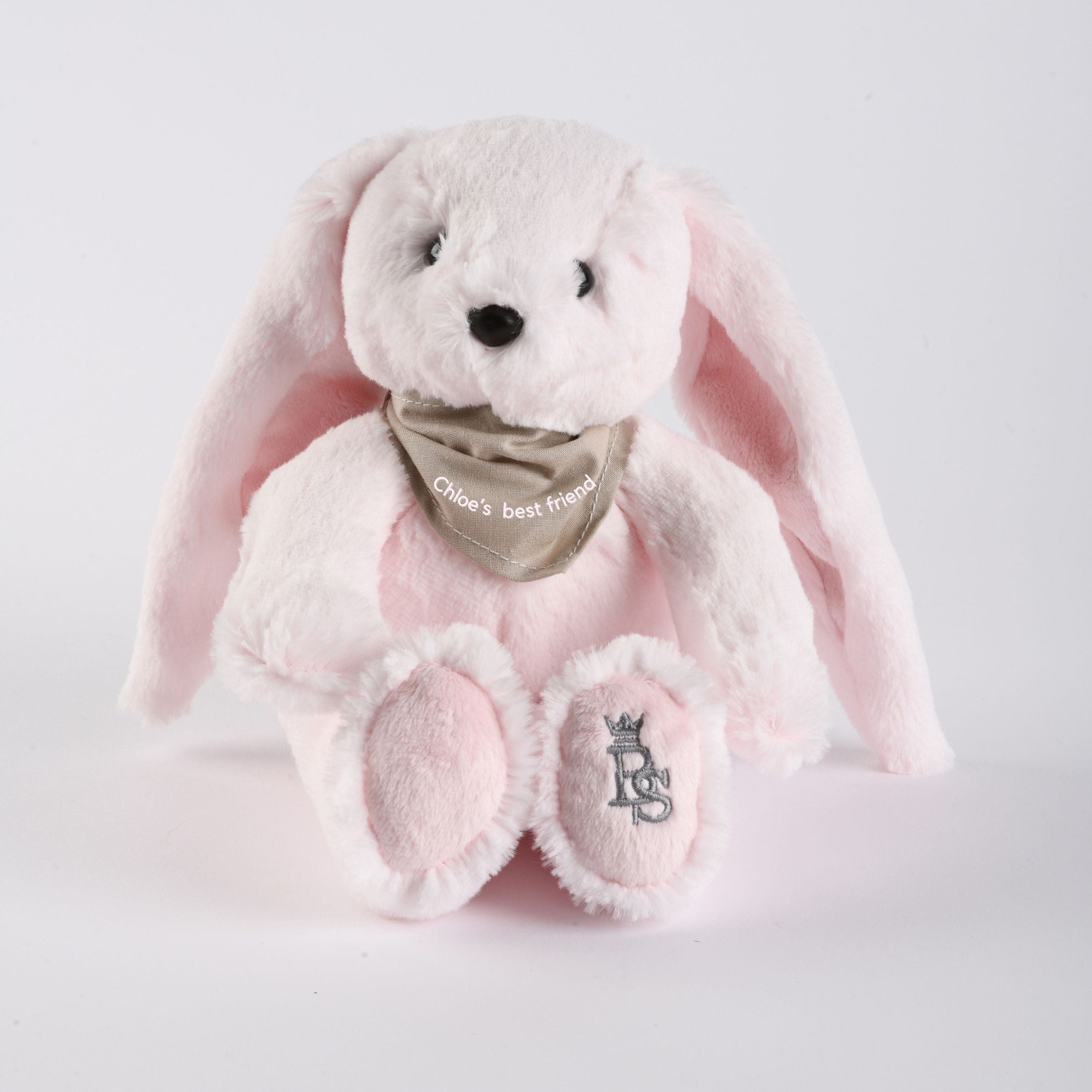 Lapinou | Pink Personalised Plush Bunny Toy(20cm) - Made In France