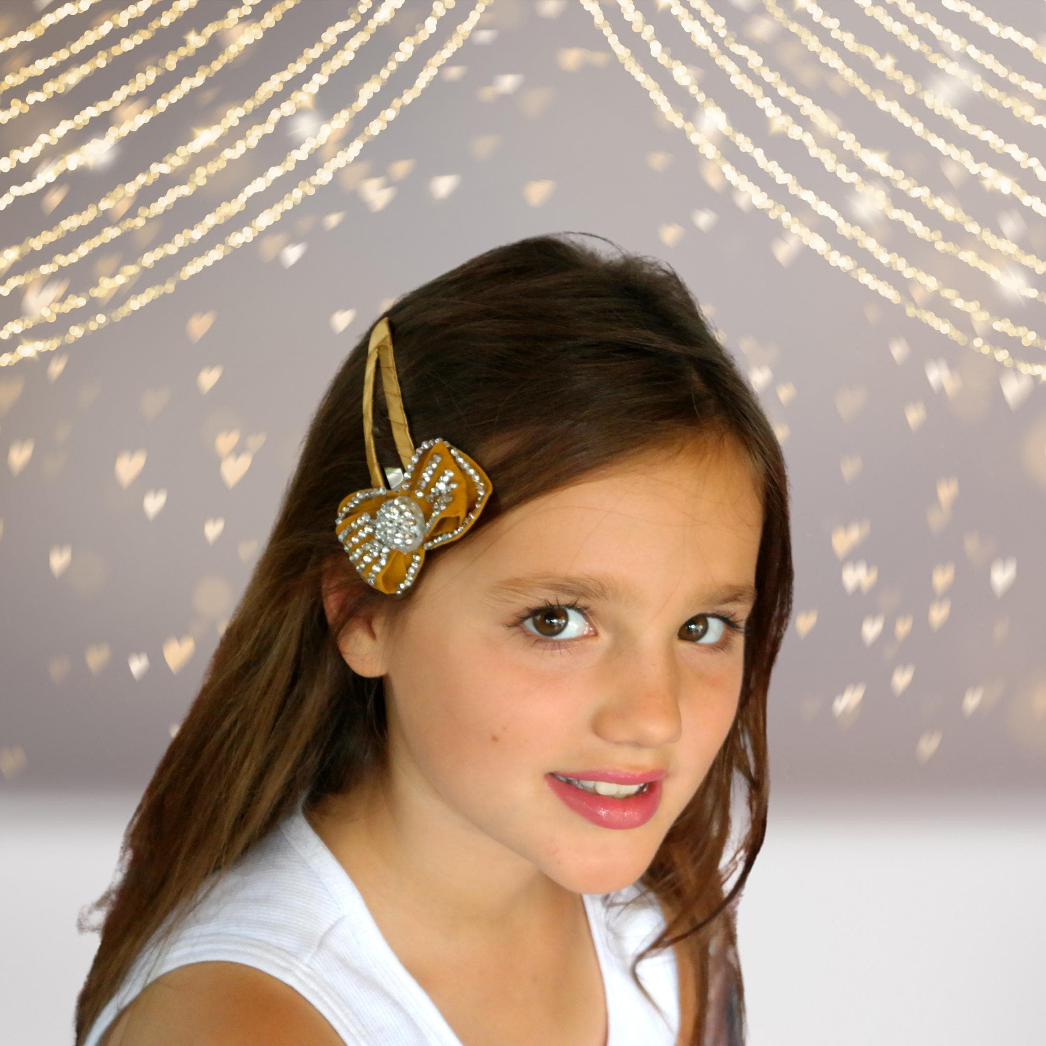 Large Bling Bow Snappy Clip