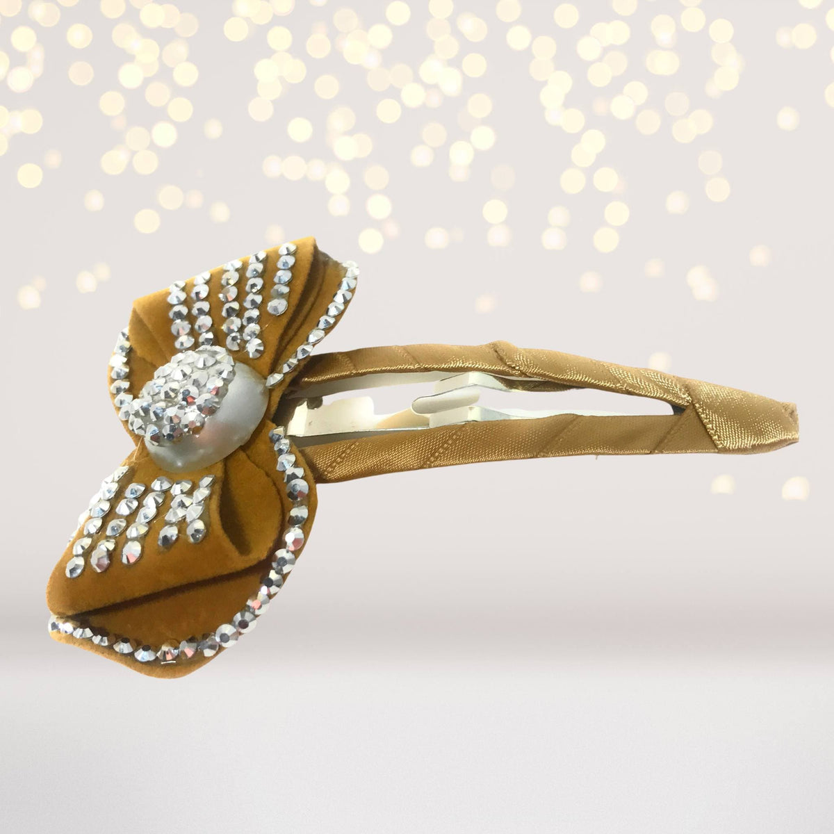 Large Bling Bow Snappy Clip