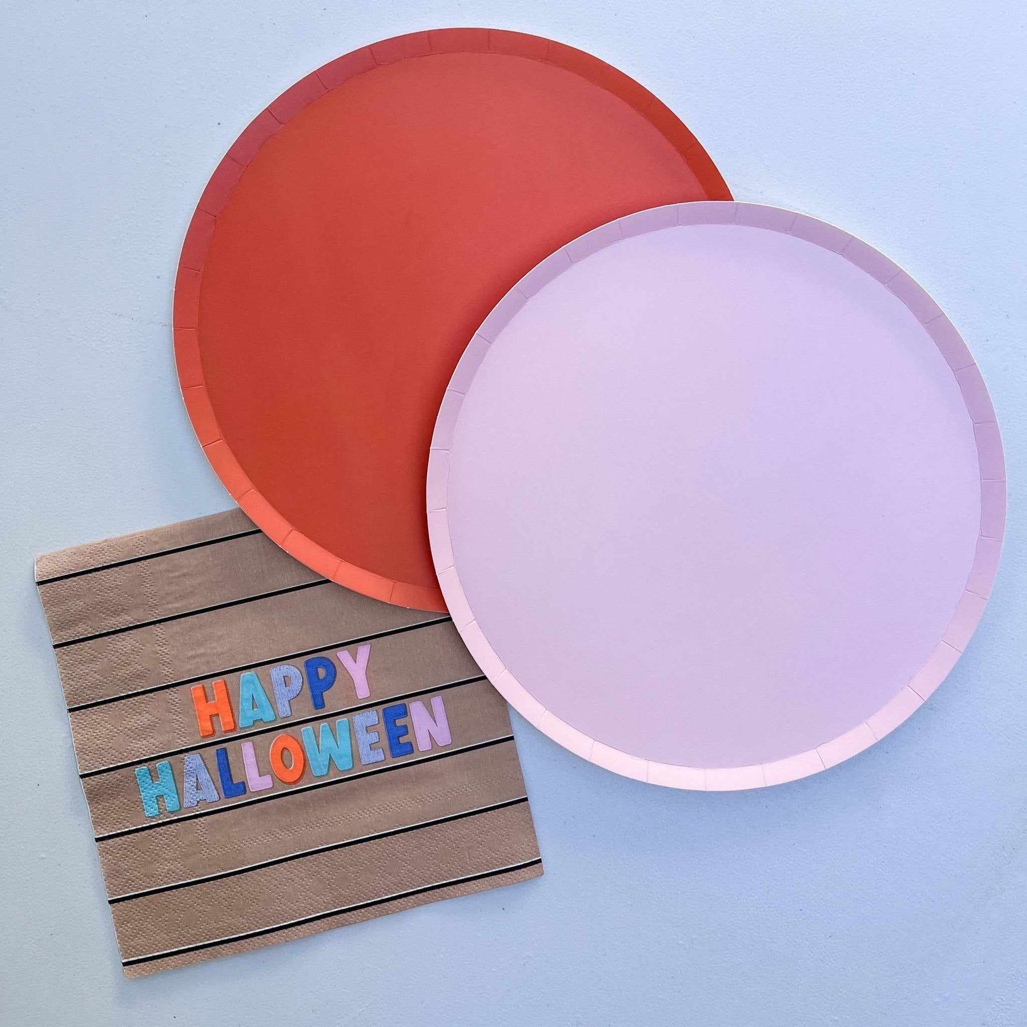 Large Striped Halloween Napkin