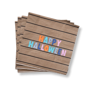 Large Striped Halloween Napkin