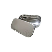 Stainless Steel Snack Container With Stainless Steel Lid (large)