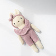 Bunny Headband Jump Suit Toy - Dull Rose