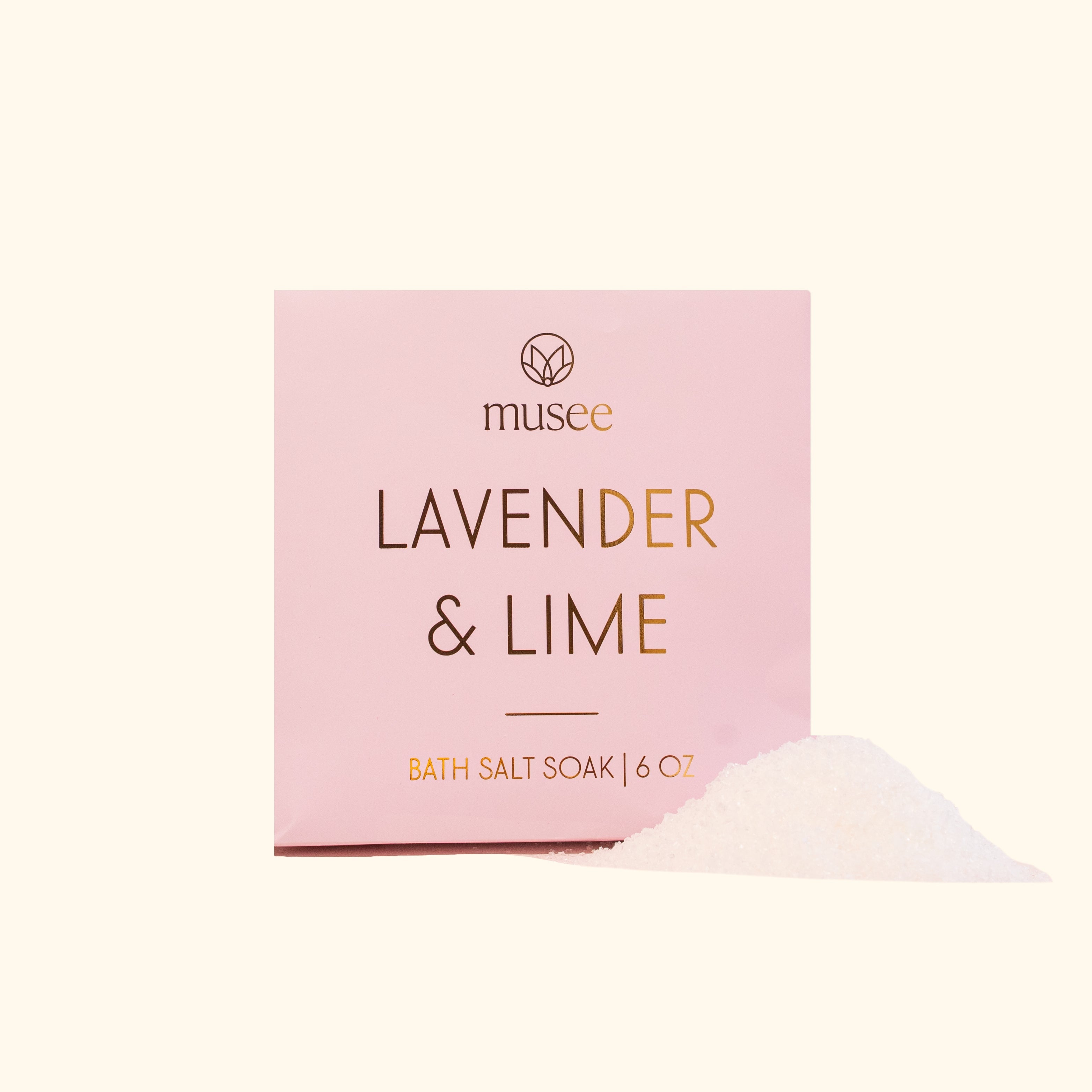 Lavender & Lime Mini Bath Salt Soak