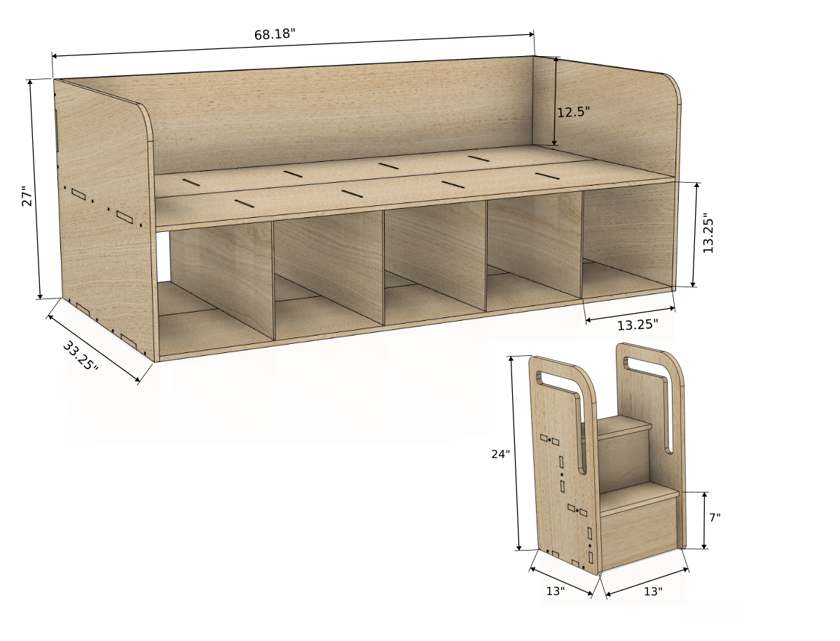 Layla- Play Cushion Couch