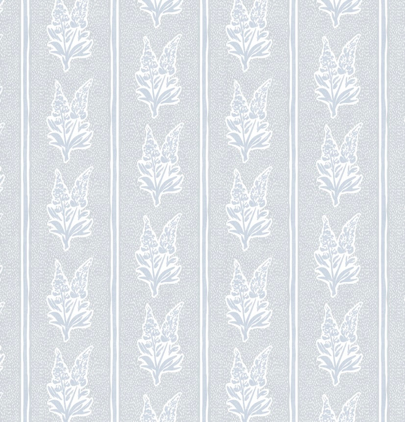 Lupine Wallpaper By Caroline Rausch Design