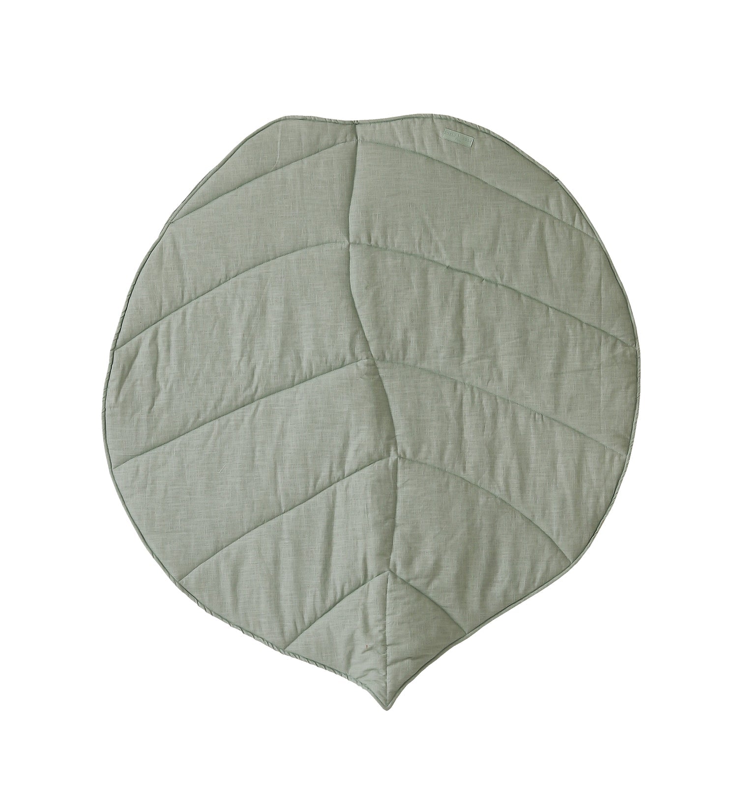 Linen Mint Leaf Mat