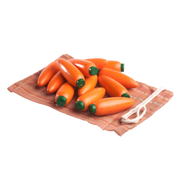 Educational Carrots Counters Play Set Of 12 In Linen Bag