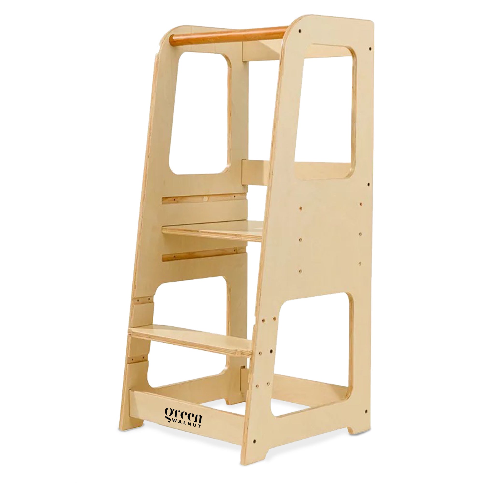 Kids & Toddler Learning Tower | Kitchen Step Stool ( Natural )