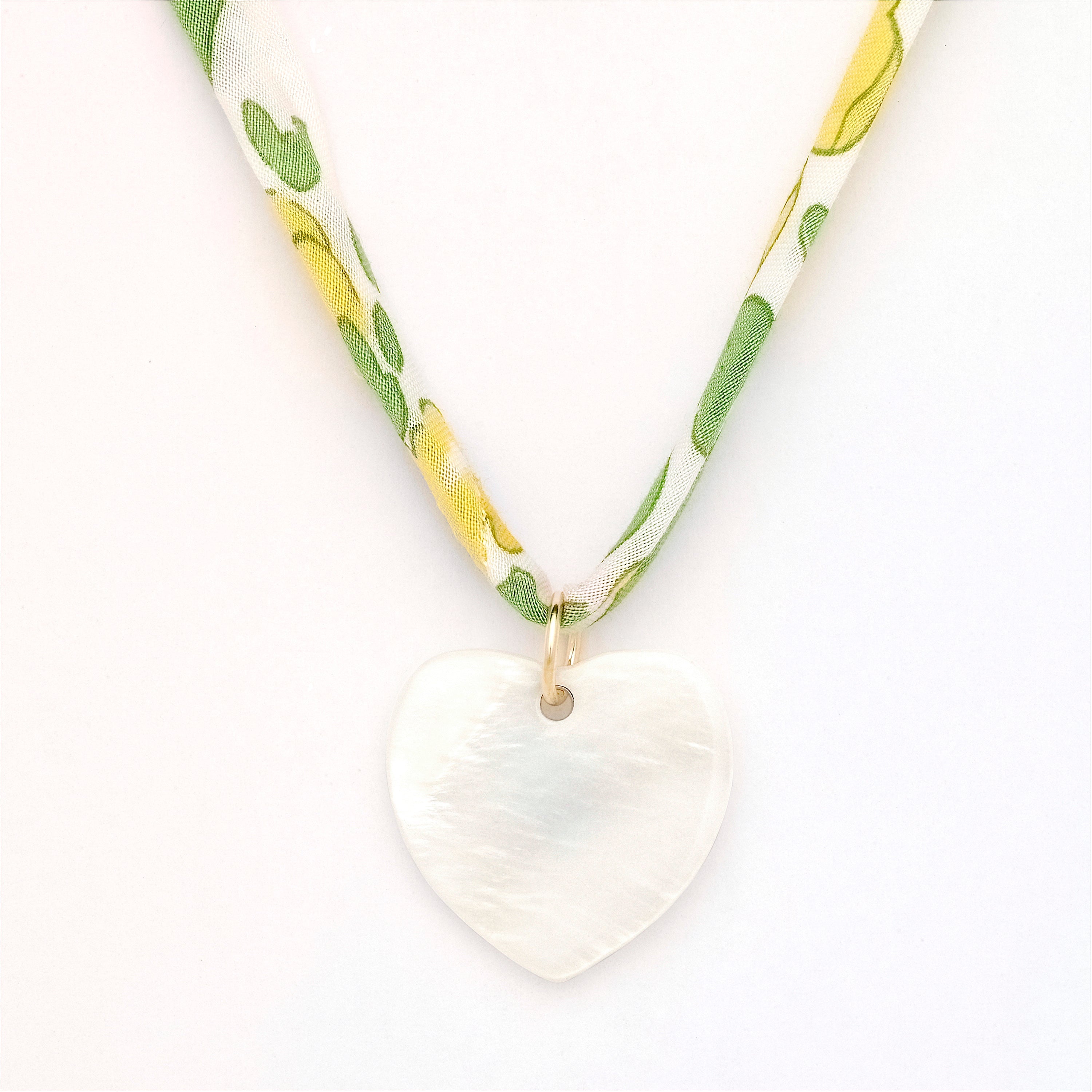 Le Catch X Oiya:  Liberty Heart Charm Necklace