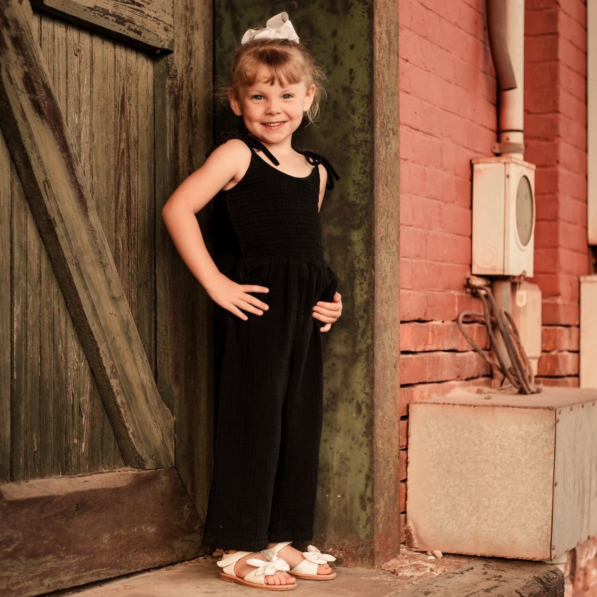 Leena Jumpsuit In Charcoal