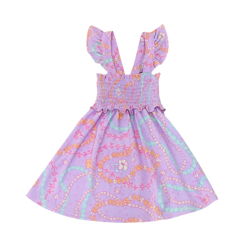 Lei Day Bamboo Smocked Dress