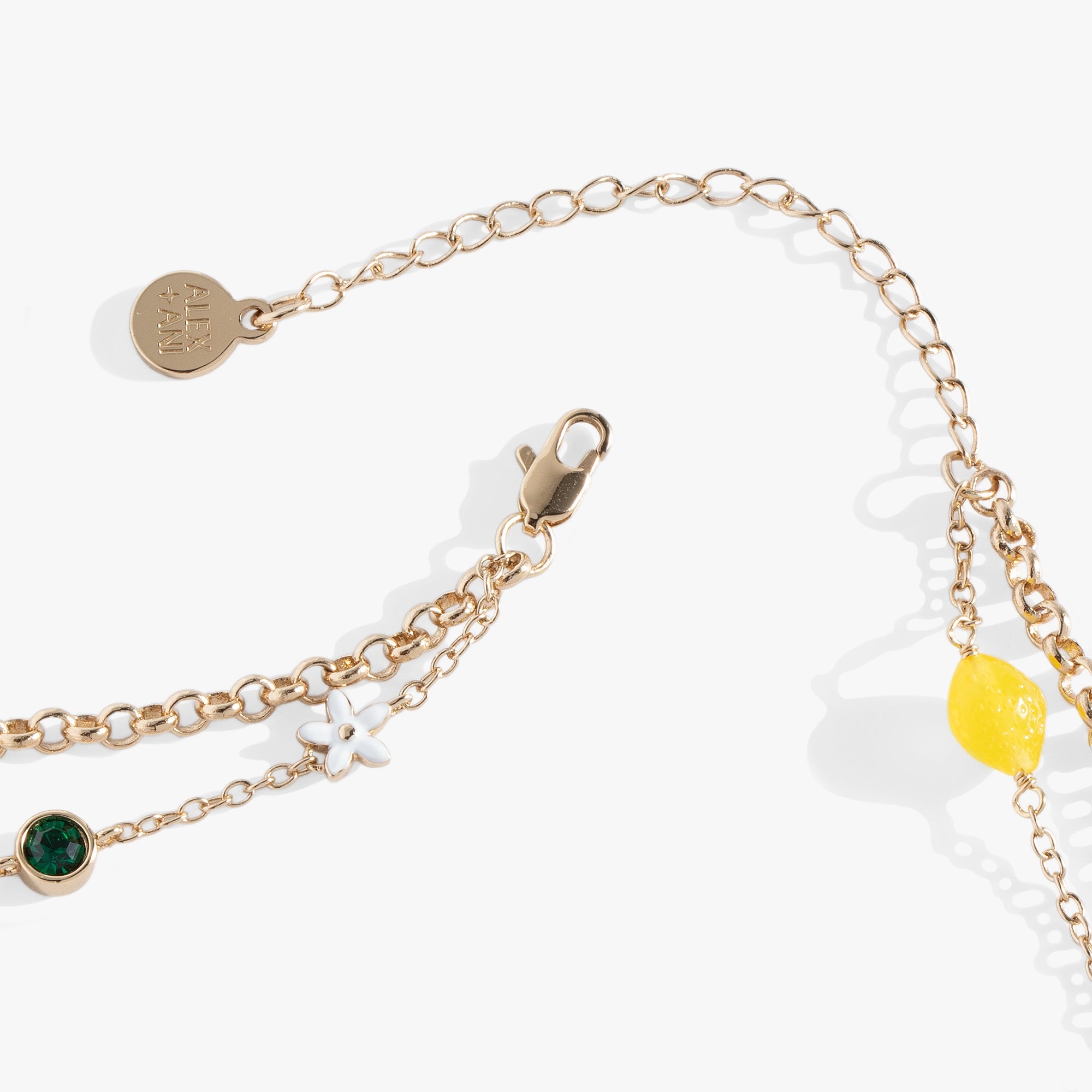 Double-layer Lemon Necklace