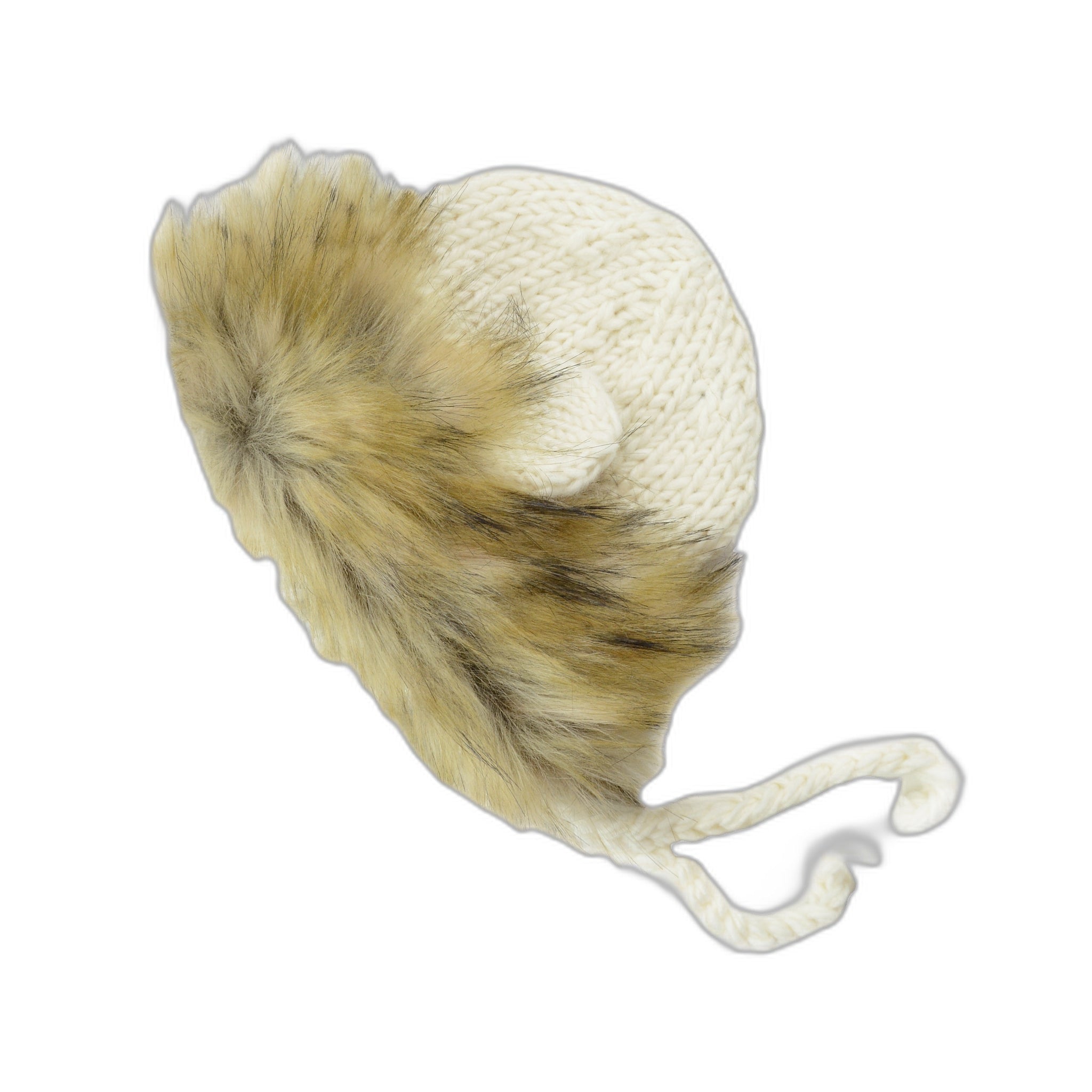 Lennon Lion Bonnet, Cream