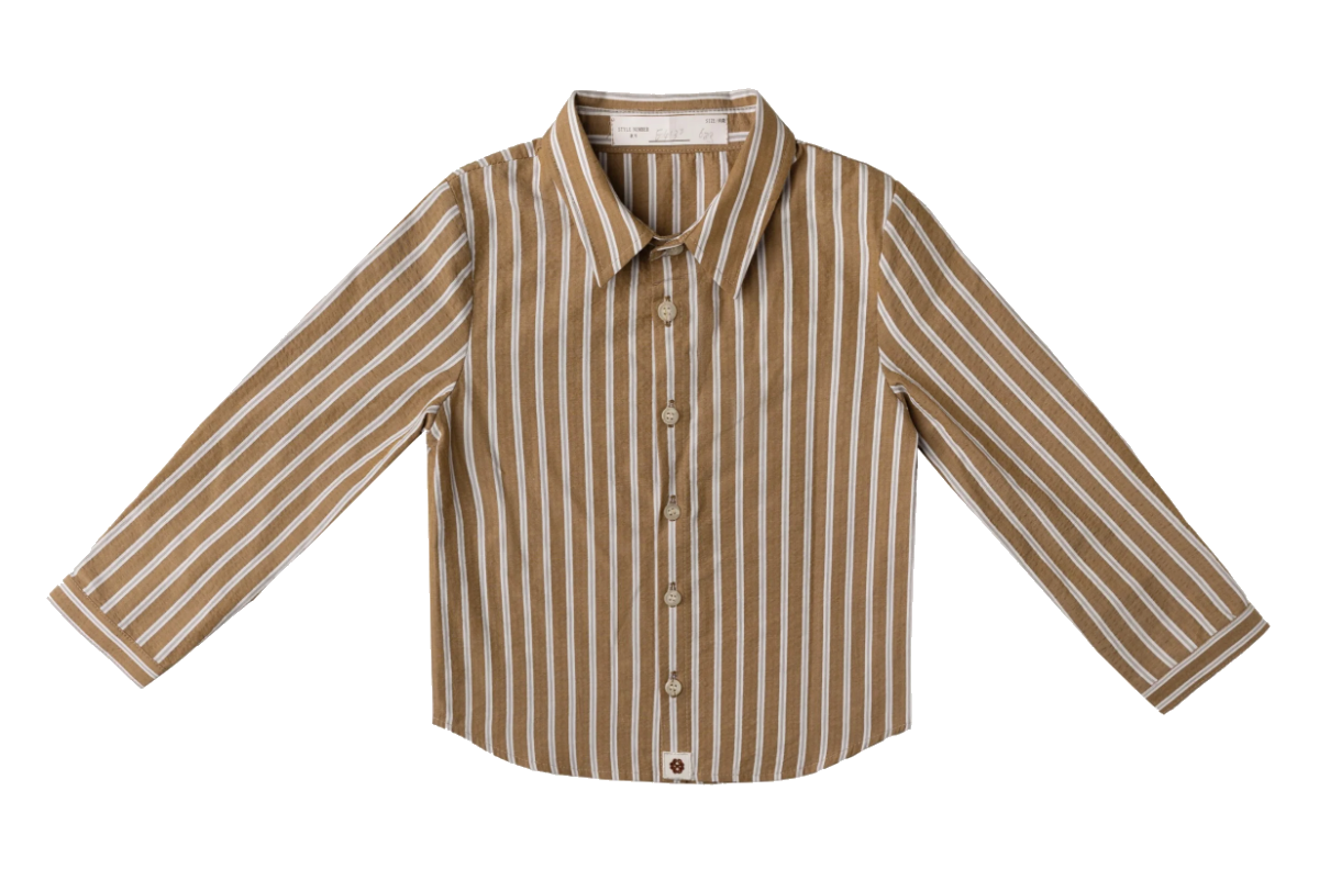 Leo Stripe Shirt - Mustard
