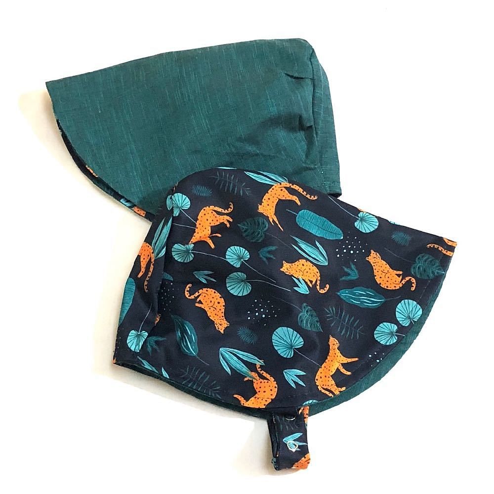 Water Play Bonnet In Leopard