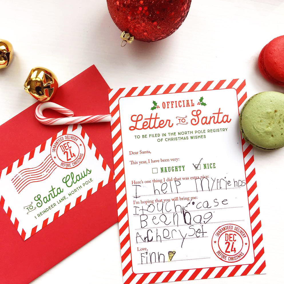 Official Letter To Santa Kit