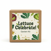 Lettuce Celebrate! Garden Kit | Lettuce, Spinach, Kale & Arugula |