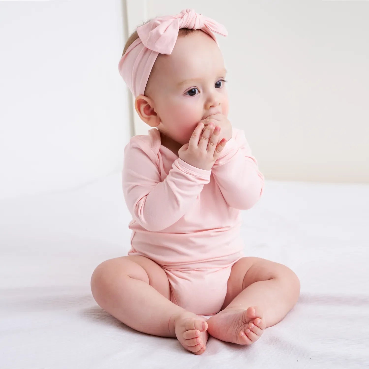 Bamboo Baby Bodysuit In Mary Rose