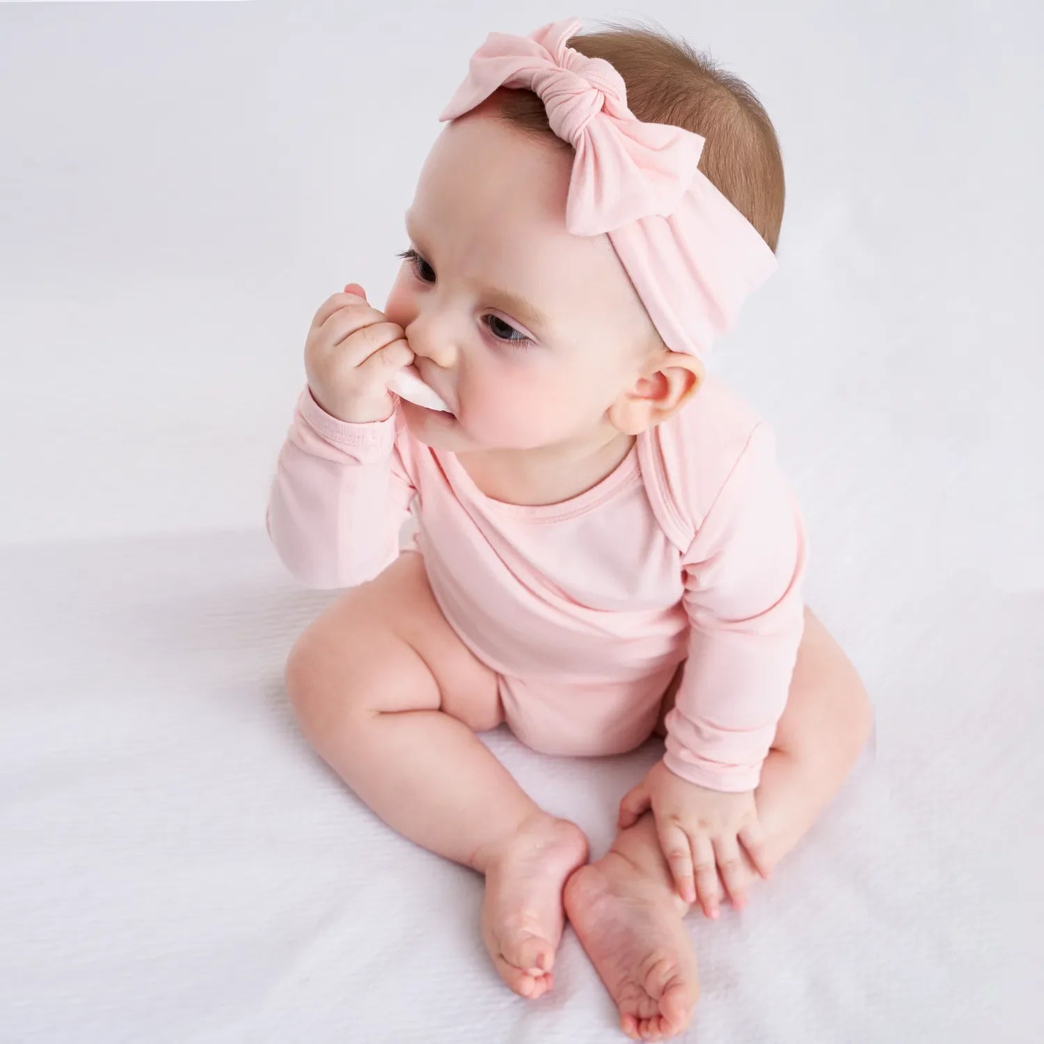 Bamboo Baby Bodysuit In Mary Rose