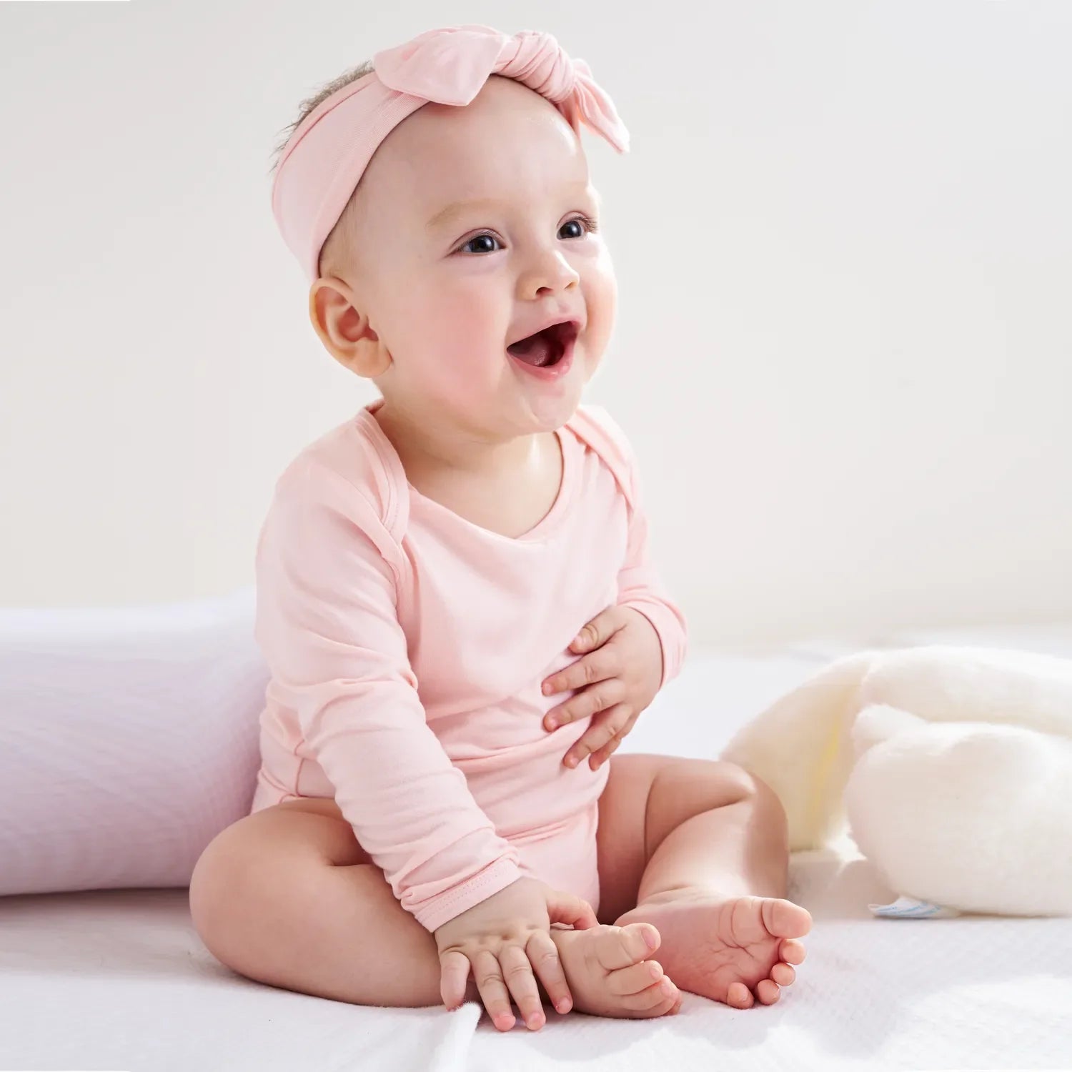 Bamboo Baby Bodysuit In Mary Rose