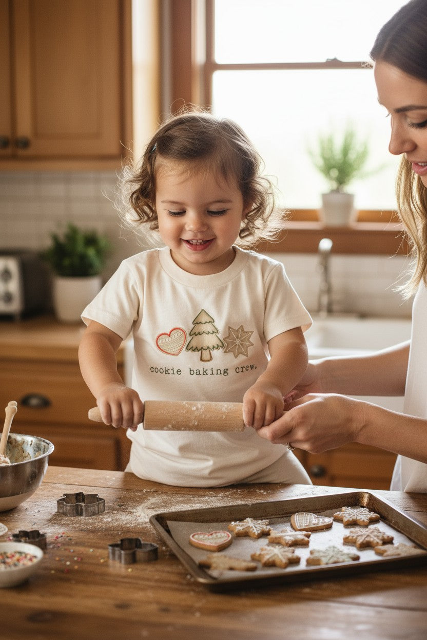 Cookie Baking Crew Organic Kids T-shirt