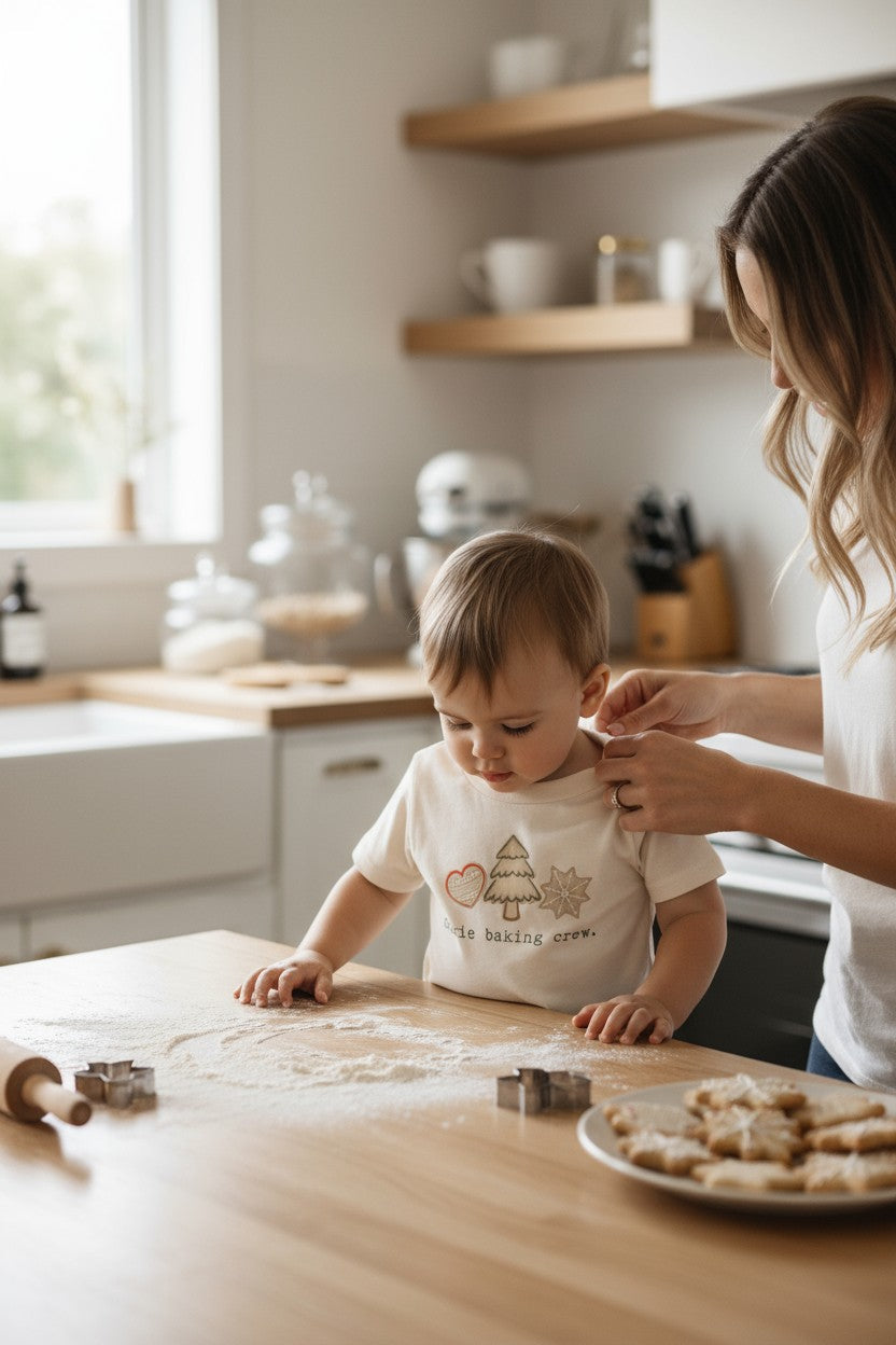Cookie Baking Crew Organic Kids T-shirt