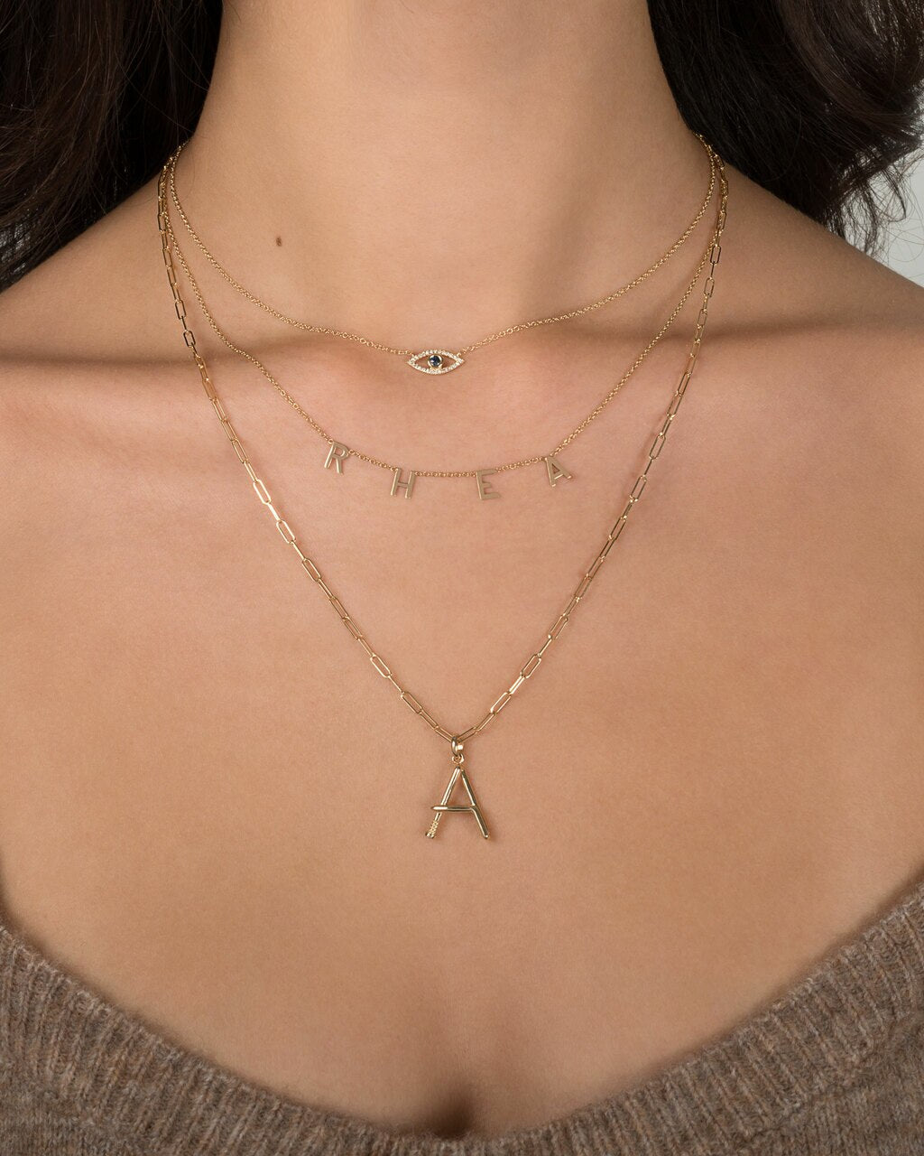 14k Gold Open Link Chain Necklace