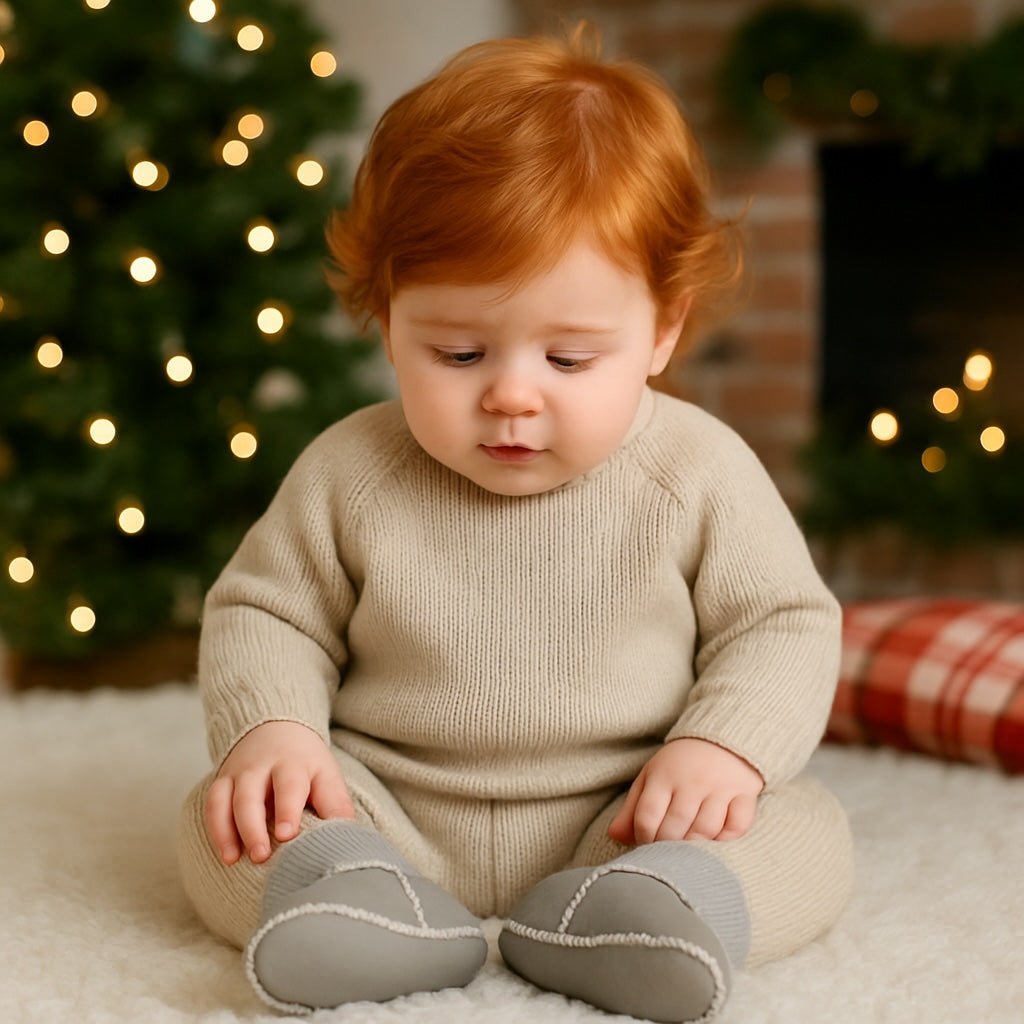 Cozy Booties | Dove Grey