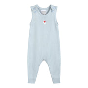 Light Blue Santa Knit Romper