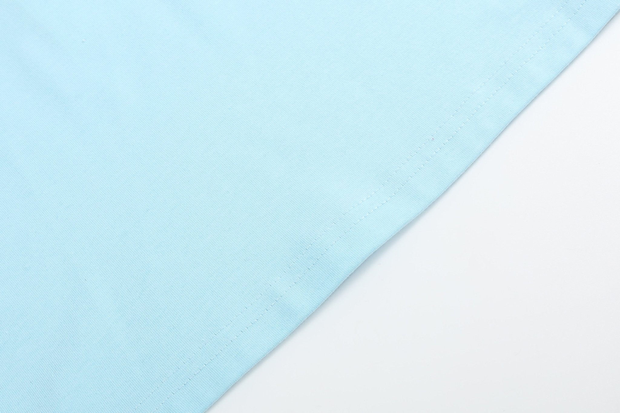 Light Blue Smocked School Shirt And Shorts Set