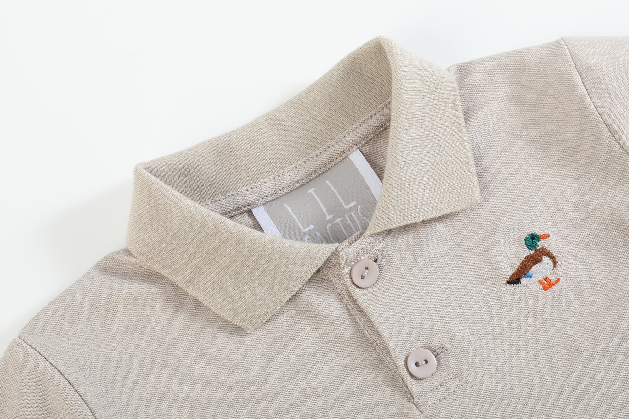 Light Brown Mallard Golf Polo Shirt