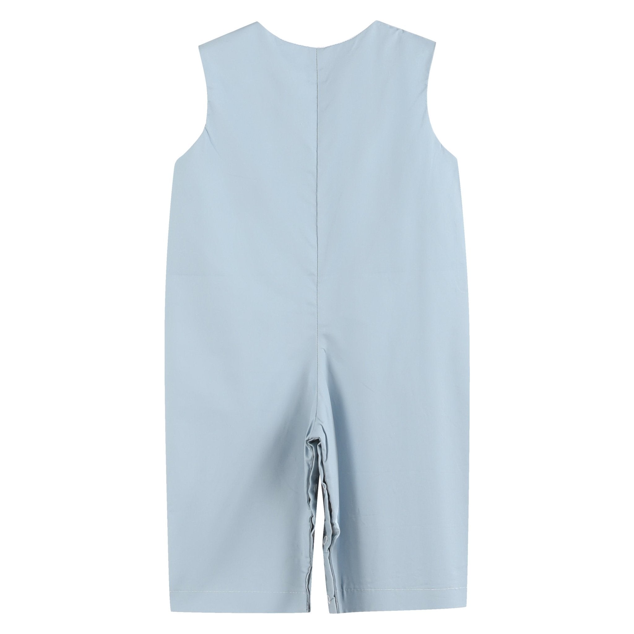 Light Gray 'boo' Applique Overalls