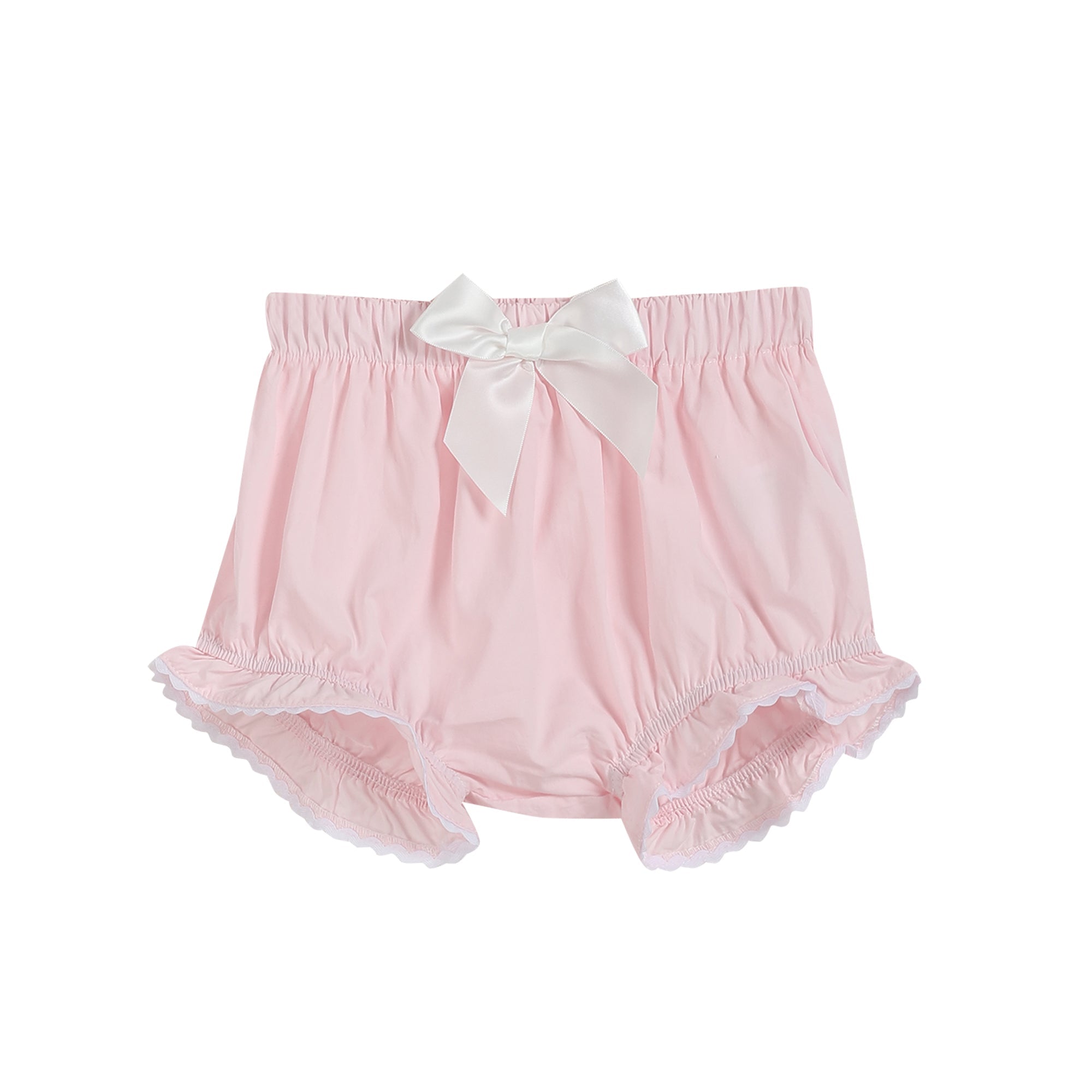 Light Pink Daisy Smocked Top And Bloomer 2 Pc Set