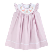 Light Purple Smocked Bishop Dress